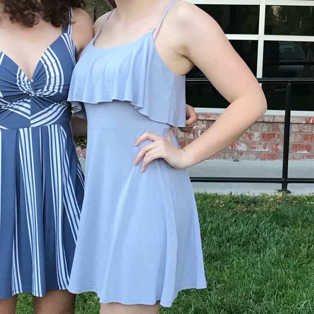 Blue/ gray layered Forever 21 Dress